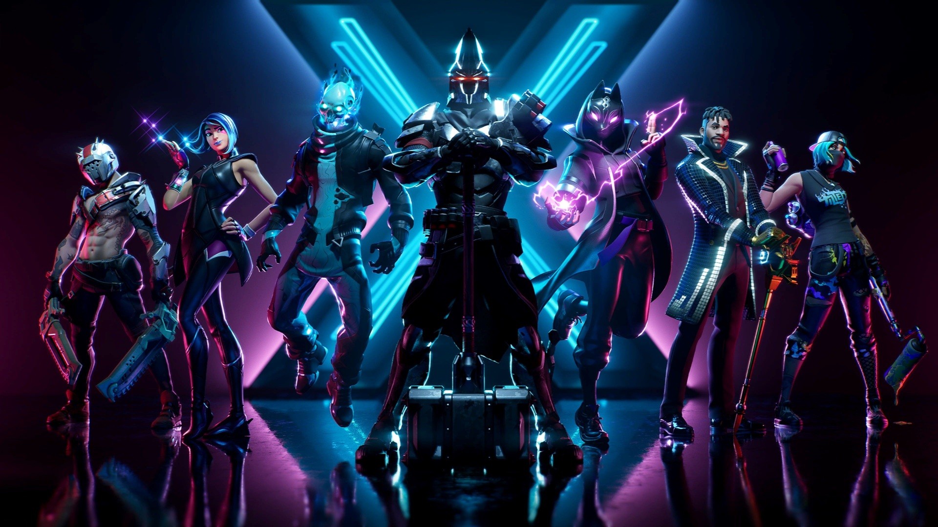 فورتنایت نئون x اسکواد